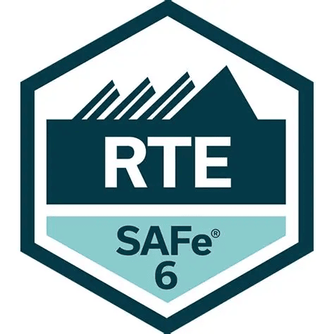 SAFe 6 RTE certification badge